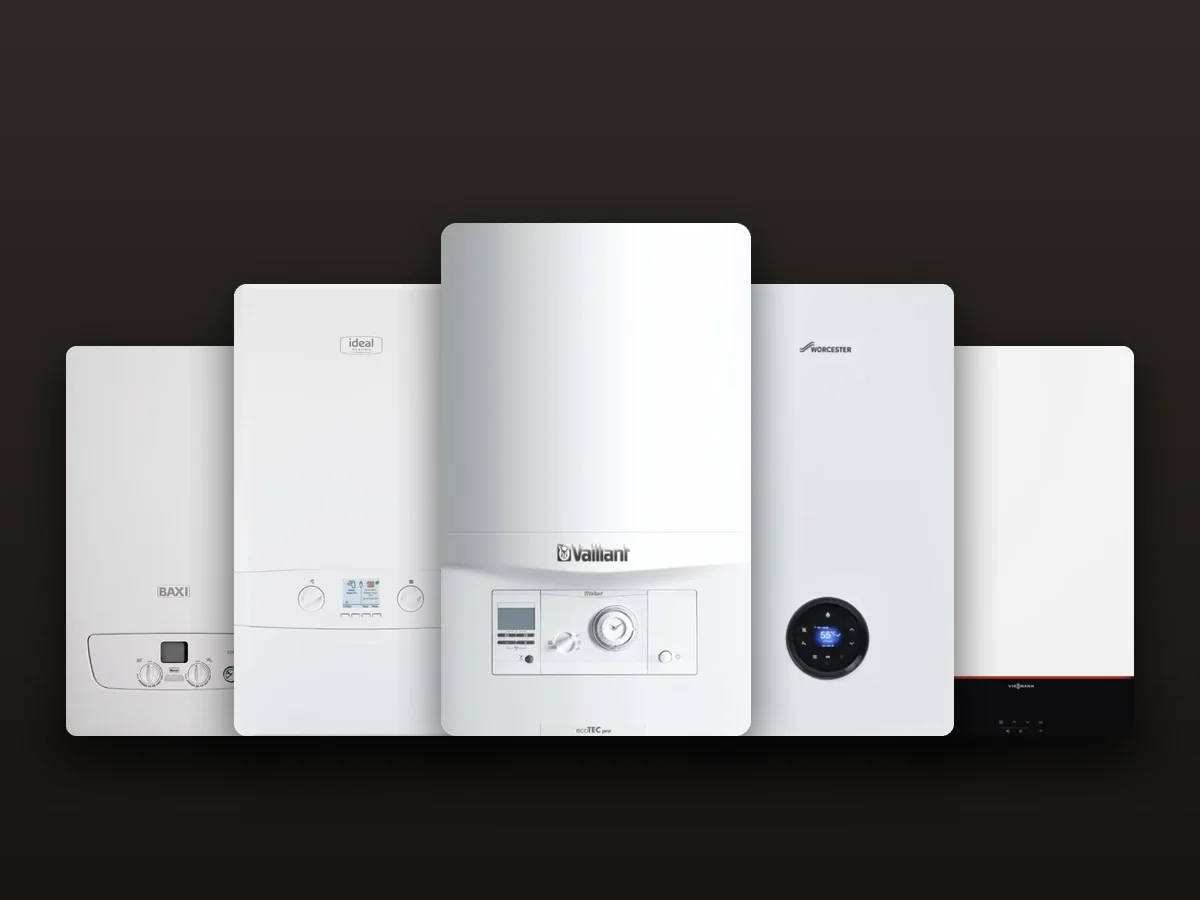 Baxi, Ideal, Vaillant, Worcester Bosch and Viessmann boilers